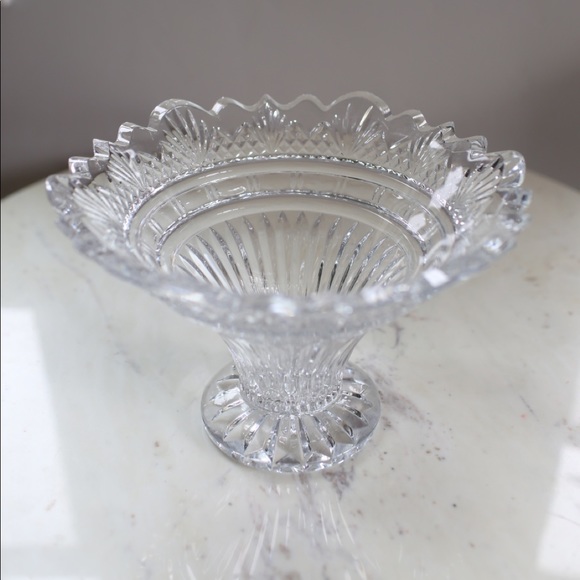 Crystal flared vase - Picture 3 of 8